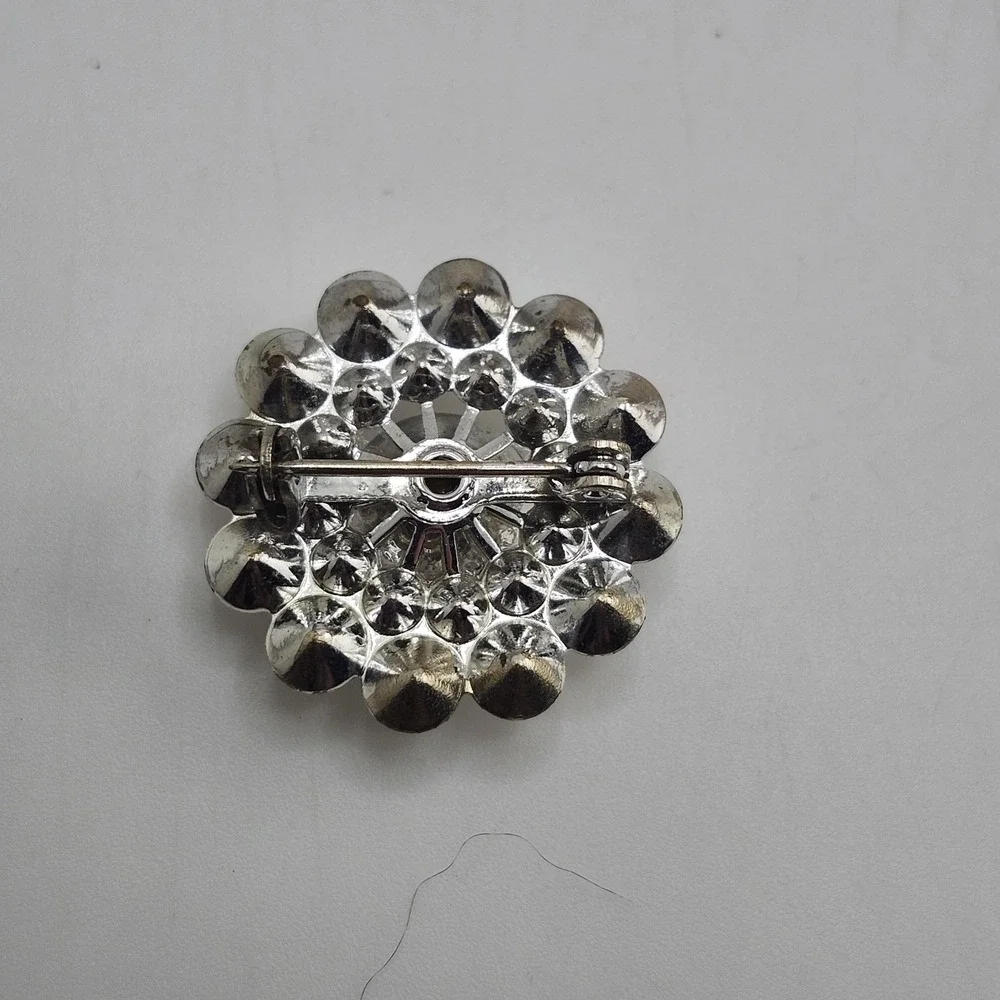 Vintage Clear Rhinestone‎ Brooch